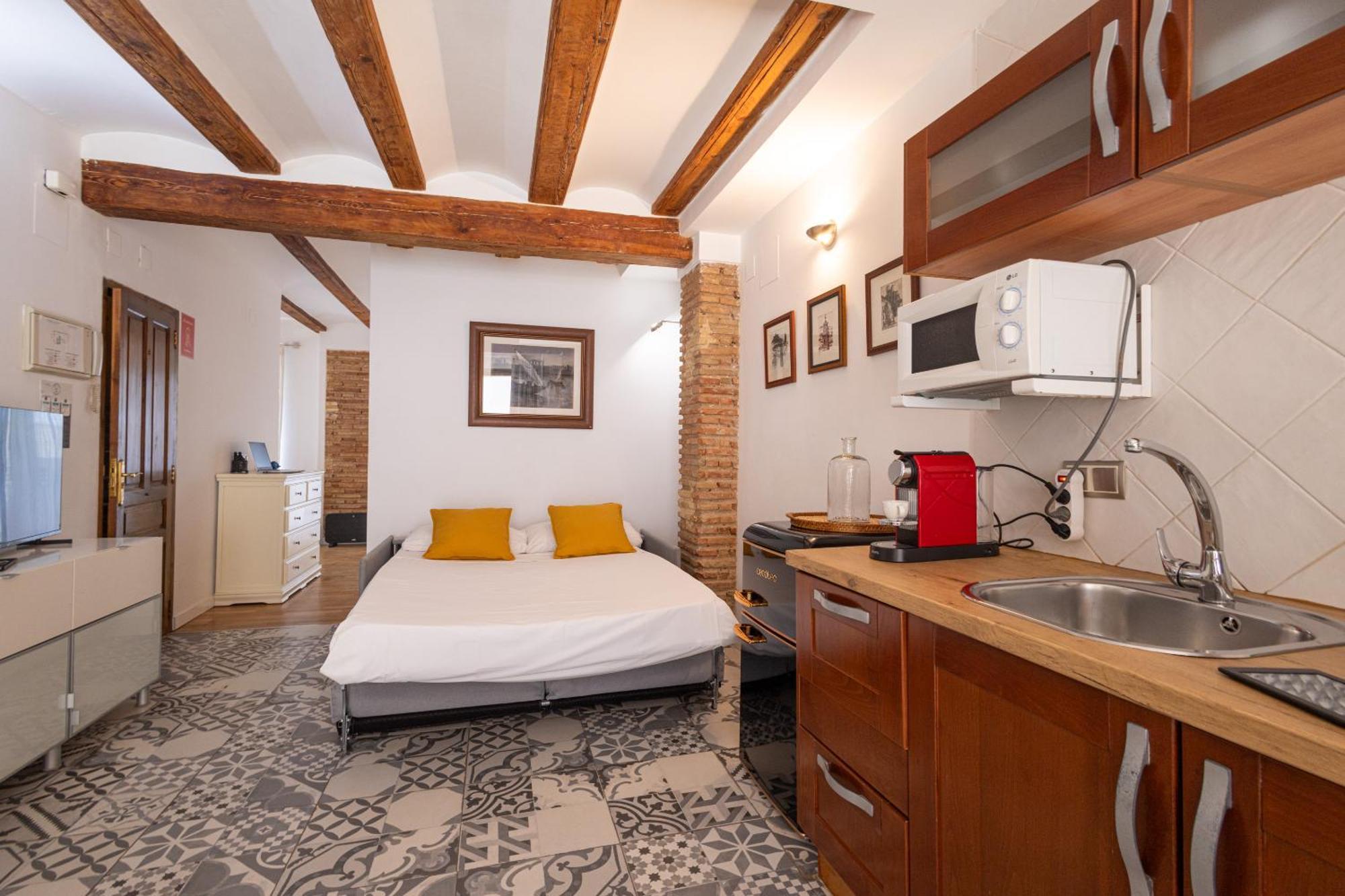 Florit Flats - Cozy Wifi Ac Loft In The Heart Of Ruzafa Apartment Valencia Exterior photo