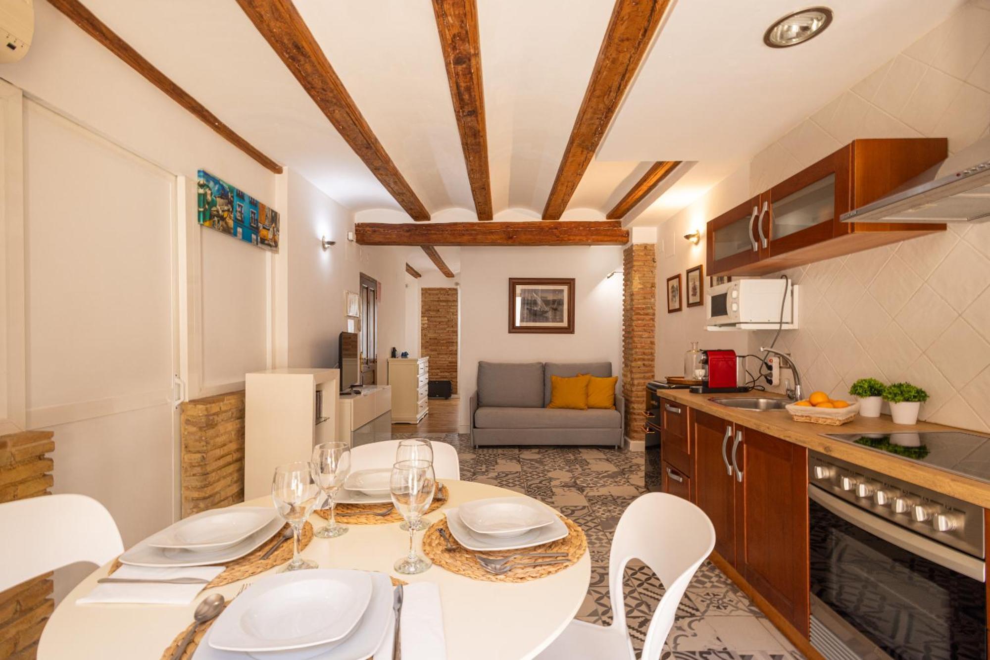 Florit Flats - Cozy Wifi Ac Loft In The Heart Of Ruzafa Apartment Valencia Exterior photo
